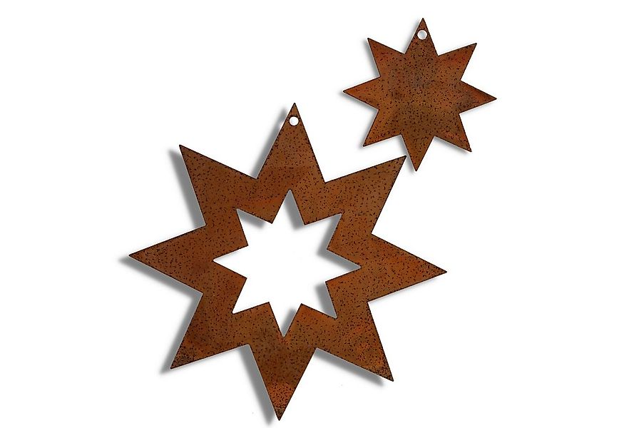 Rostikal Dekostern Weihnachtsdeko Stern Hängedeko oder Gartenstecker, Echte günstig online kaufen