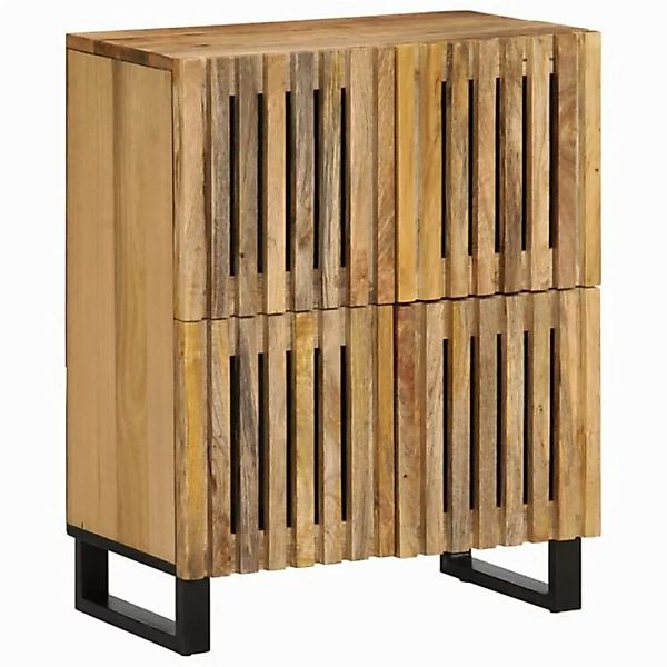 vidaXL Fächerschrank Sideboard 60x34x75 cm Raues Massives holz (1-St) günstig online kaufen