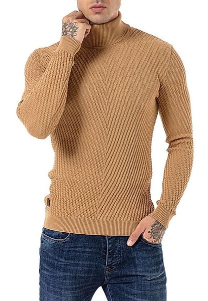 RedBridge Strickpullover Red Bridge Herren Pullover Rollkragen Strickpullov günstig online kaufen