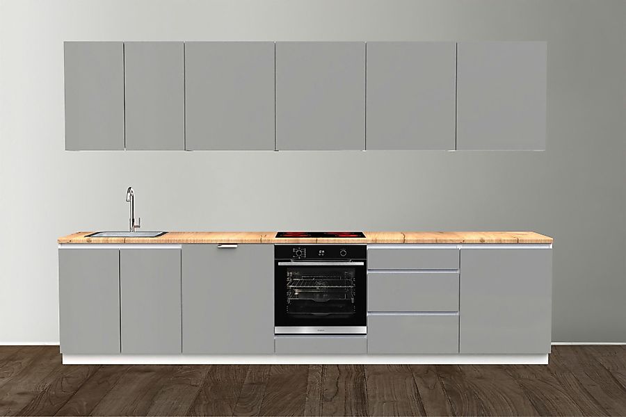 OMILI Küchenzeile OMEGA Grifflose (Breite 320cm), günstig online kaufen