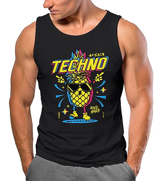 Neverless Tanktop Herren Tank-Top Techno Tanzen günstig online kaufen