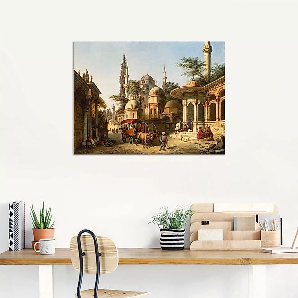 Artland Wandbild "Ansicht einer Moschee in Istanbul", Gebäude, (1 St.) günstig online kaufen