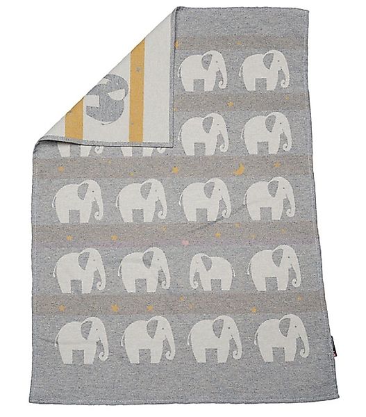 Babydecke Lima 'Elefanten' 65 x 90 günstig online kaufen