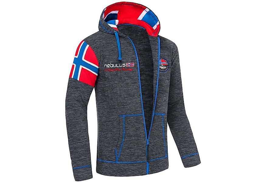 Nebulus Fleecejacke SEARCHER, P4140 - Herren, schwarz melier, M günstig online kaufen