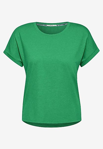 CECIL T-Shirt Basic Glitzer T-Shirt (1-tlg) günstig online kaufen