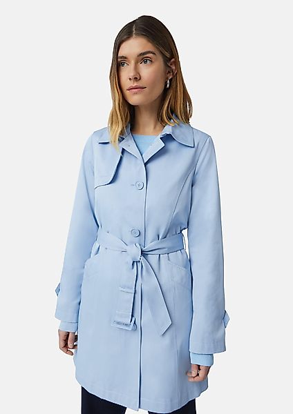 Comma Langmantel Eleganter Baumwoll-Trenchcoat im Slim günstig online kaufen