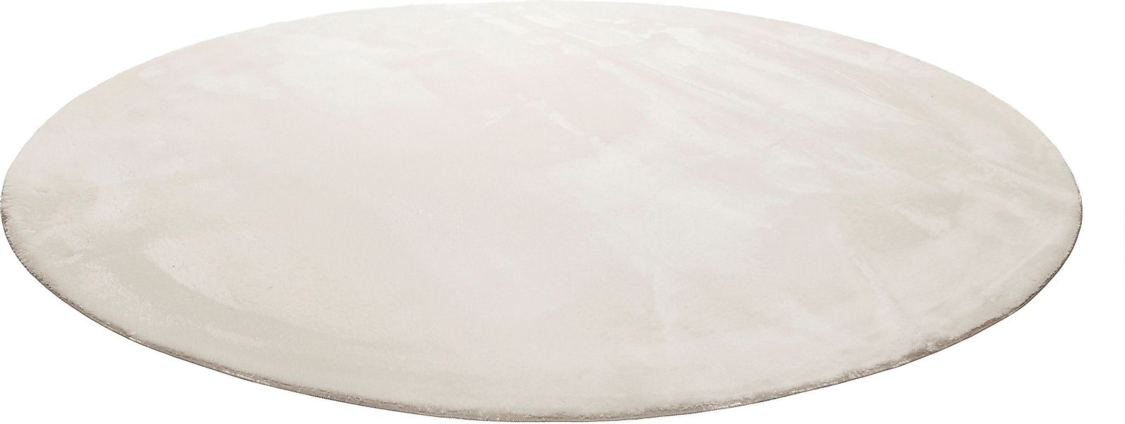 Homie Living Teppich »Lago«, rund, 19 mm Höhe, Kurzflor, Uni Farben, ideal günstig online kaufen