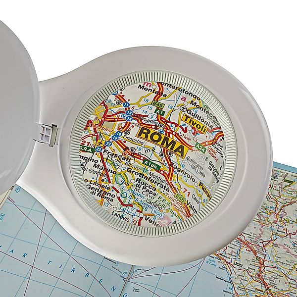 LED-Lupen-Klemmleuchte MAULmakro, weiß, Höhe 50 cm günstig online kaufen