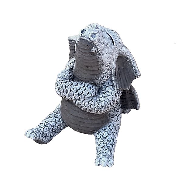Stone and Style Gartenfigur Steinfigur Trotzdrache günstig online kaufen