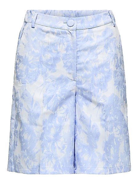 SELECTED Geblümte Shorts Damen Blau günstig online kaufen