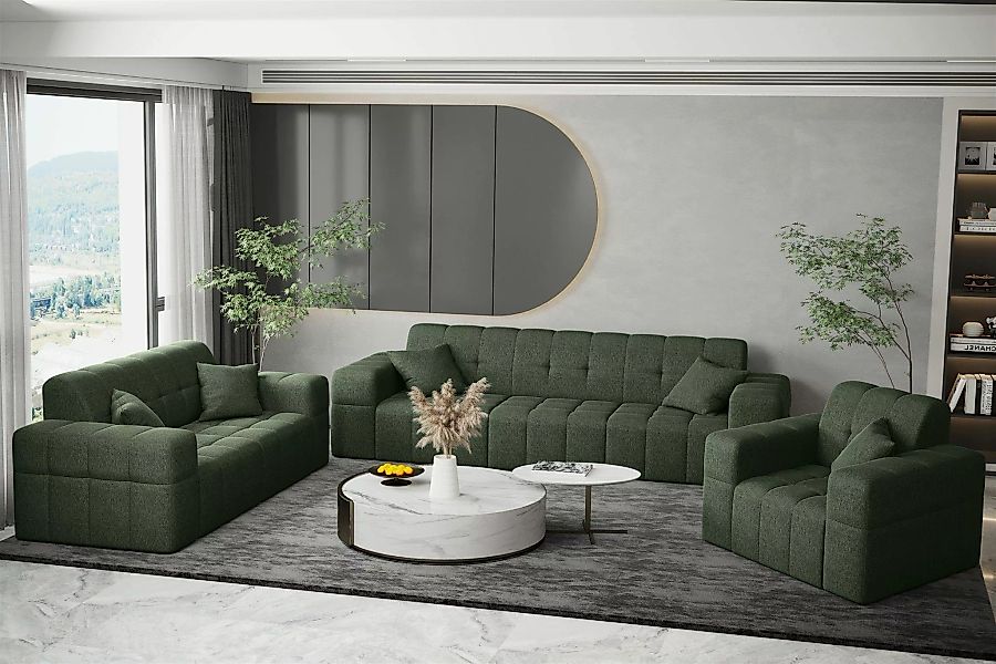 Fun Möbel Polstergarnitur Sofaset Designersofa NANCY günstig online kaufen