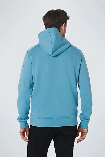 No Excess Half Zip Hoodie Blau - Größe L günstig online kaufen