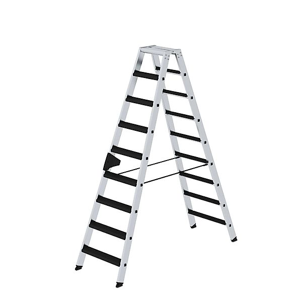 MUNK Stehleiter Beidseitig Begehbar mit Relax-Step 2x9 Stufen günstig online kaufen