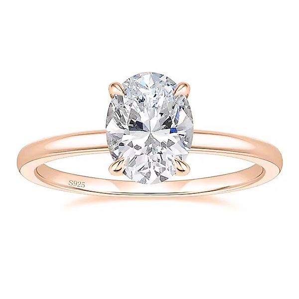 ROUGEMONT Verlobungsring Strahlender Moissanit Damen Ring günstig online kaufen