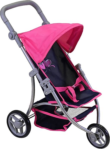 Knorrtoys® Puppenbuggy Lio - Flying Hearts günstig online kaufen