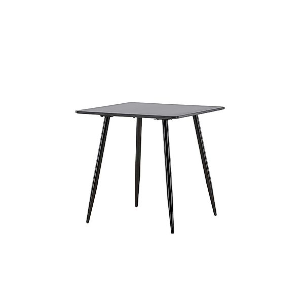 ebuy24 Polar Esstisch 75x75 cm Schwarz günstig online kaufen