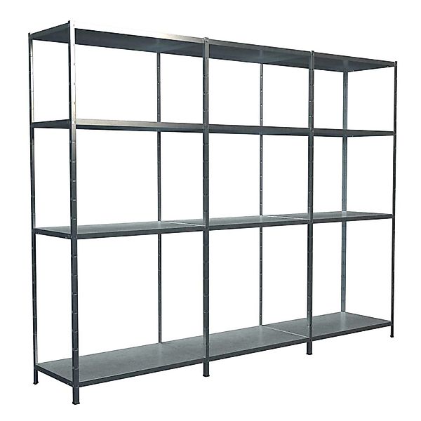 Schulte Steck-Grund- und 2 x Anbauregale 180 cm x 340 cm x 50 cm Verzinkt günstig online kaufen