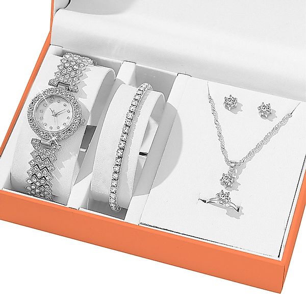 MODFU Quarzuhr 5er Geschenkset Damen Armbanduhr günstig online kaufen