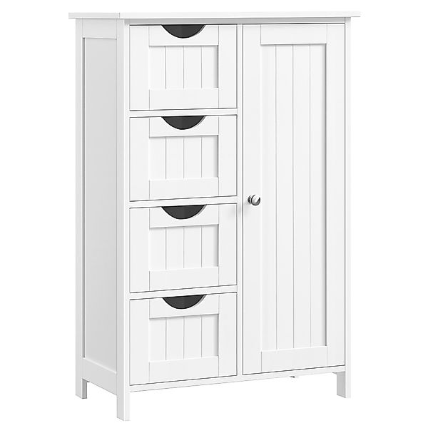 VASAGLE Badmöbel-Set Badezimmerschrank, 4 Schubladen, verstellbare günstig online kaufen