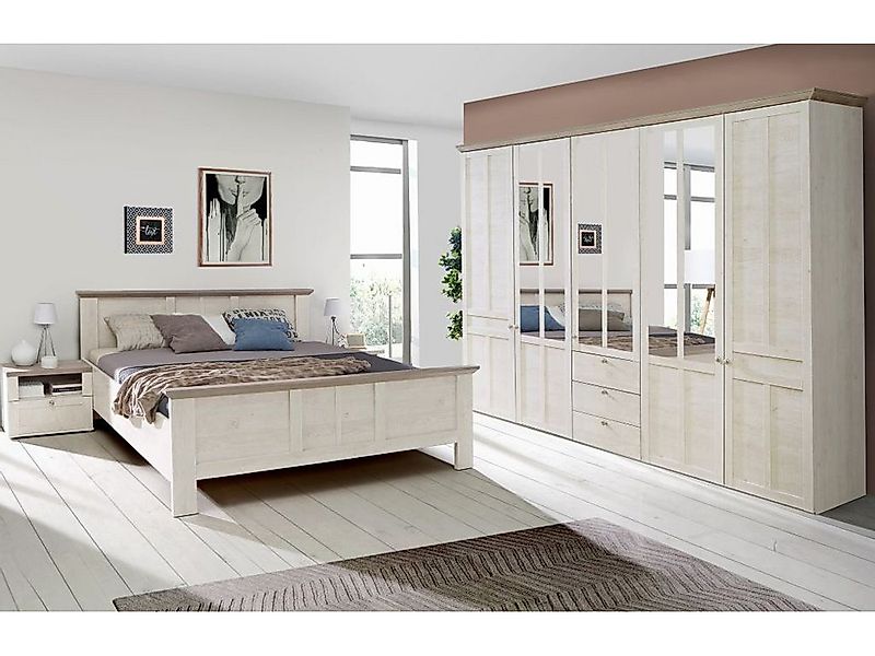 möbelando Schlafzimmer-Set Indianapolis, (4-teilig, 4-tlg), cm günstig online kaufen