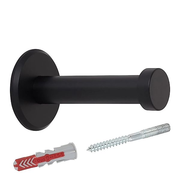 SOTECH Garderobenhaken TALEA Ø10 mm Ø15 mm Länge 50 mm Edelstahl Schwarz El günstig online kaufen