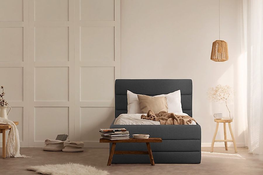 Home affaire Polsterbett "Merrit" Quernaht im Kopf- und Fußteil, in 5 Breit günstig online kaufen