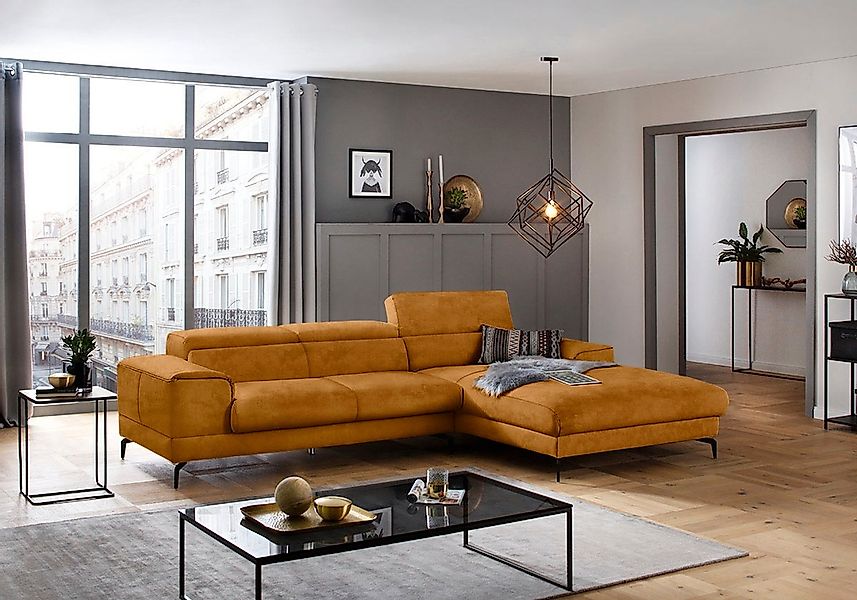 W.SCHILLIG Ecksofa "piedroo, Designsofa mit tollem Sitzkomfort, L-Form", Ko günstig online kaufen