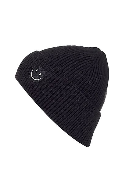 Faera Strickmütze Mit Smiley, Rippenstrick, weiches günstig online kaufen