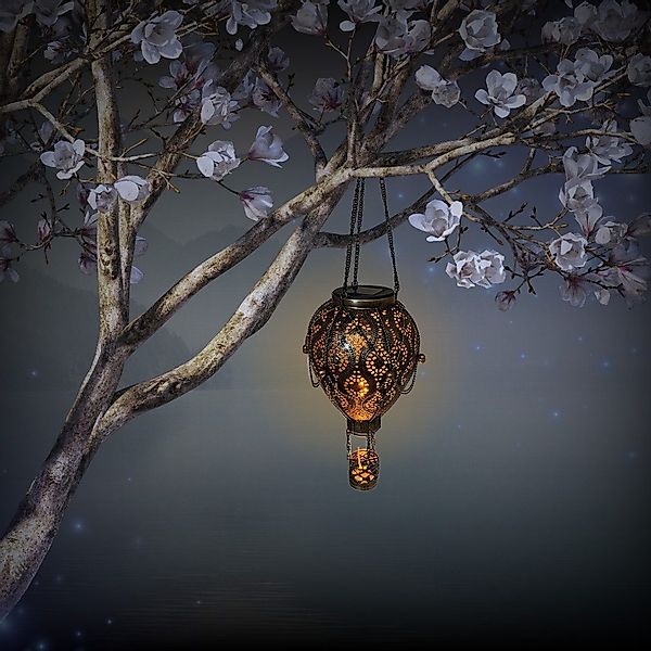 abc HOME LED Gartenleuchte Heißluftballon, LEDs, günstig online kaufen
