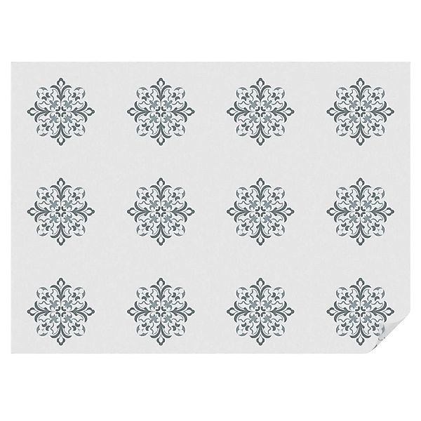 Tulup Fensterfolie Klassischer Schmuck Sichtschutzfolie Fenster 200x146 cm günstig online kaufen