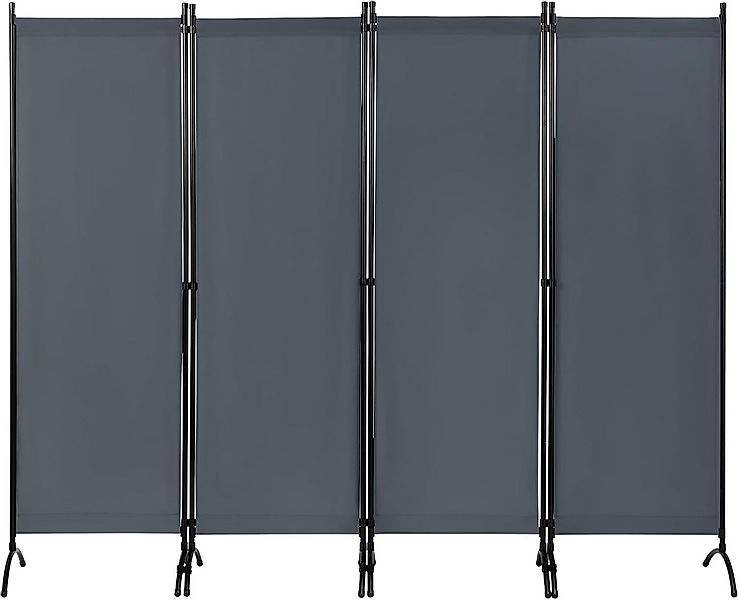 Woltu Paravent, Raumteiler 4-teilig 224x182 cm, Trennwand klappbar, innen o günstig online kaufen