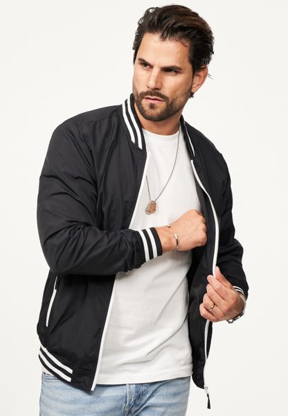 SOULSTAR Blouson mit Baseball-Kragen im College-Stil günstig online kaufen
