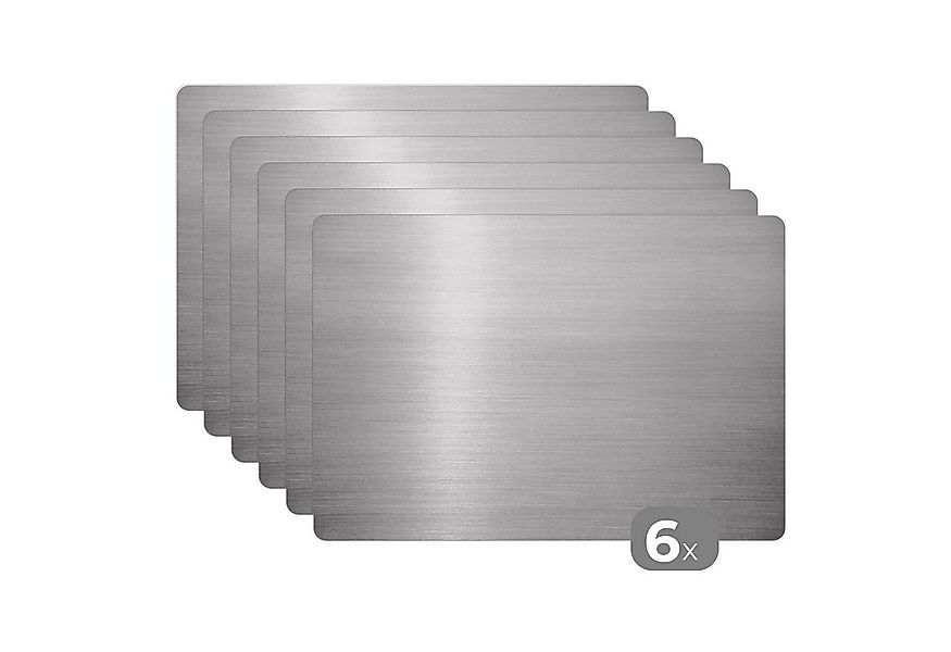 MuchoWow Platzset Metallischer Hintergrund, (6-St), Platzsets, Tischset, Ab günstig online kaufen