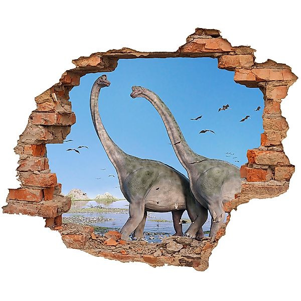 WallSpirit Wandtattoo Wanddurchbruch "Dinosaurier", selbstklebend, rückstan günstig online kaufen