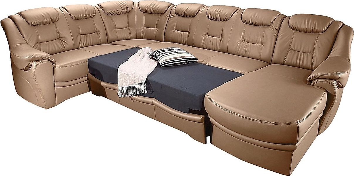 sit&more Wohnlandschaft »Bellevue U-Form« wahlweise mit Bettfunktion günstig online kaufen