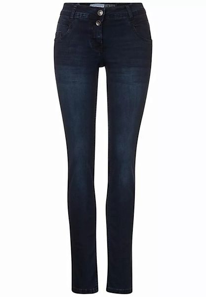 Cecil Bootcut-Jeans Blaue Loose Fit Jeans günstig online kaufen