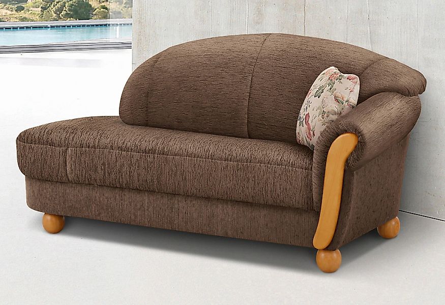 Home affaire Ottomane "Milano, bequemes solitär Sofa im Landhaus-Stil, B/T/ günstig online kaufen