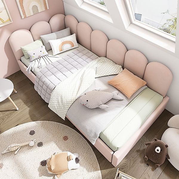 STILVORA Polsterbett 90×190 mit Schublade,Schlafsofa Stauraumbett günstig online kaufen