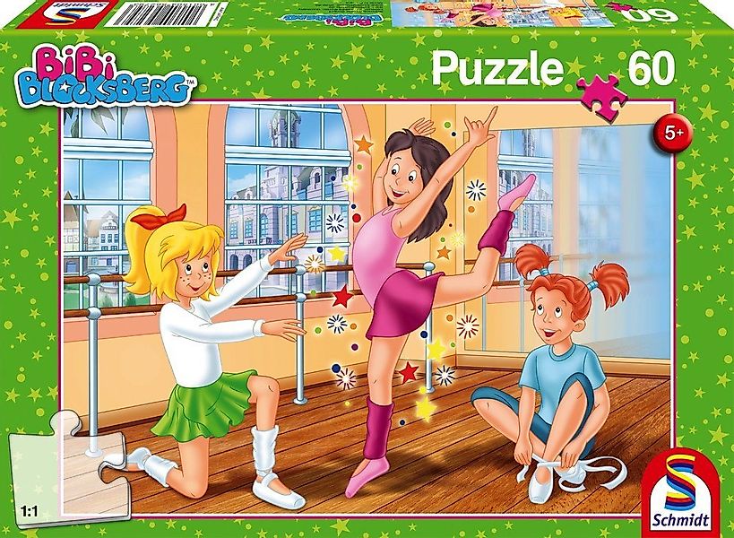 Schmidt Spiele Puzzle 60 Teile Kinder Puzzle Bibi Blocksberg In der Ballett günstig online kaufen