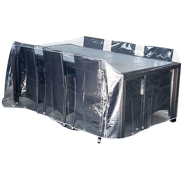 Jet-Line Abdeckplane für Gartenmöbel Transparent 230 x 130 x 80 cm günstig online kaufen