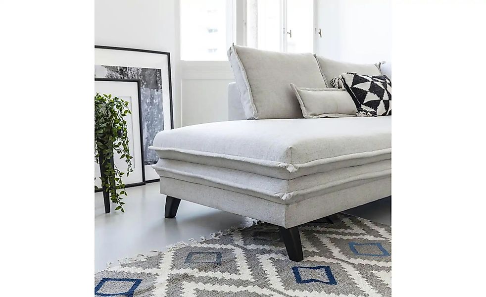 Miuform Wohnlandschaft mit Schlaffunktion Charming Charlie ¦ beige ¦ Maße ( günstig online kaufen