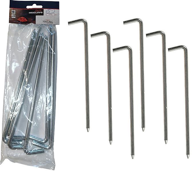 Redcliffs Zelthering Silber, (12-St), Camping, 12 günstig online kaufen