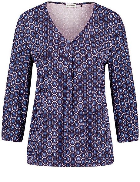 GERRY WEBER 3/4-Arm-Shirt Gemustertes 3/4 Arm Shirt günstig online kaufen