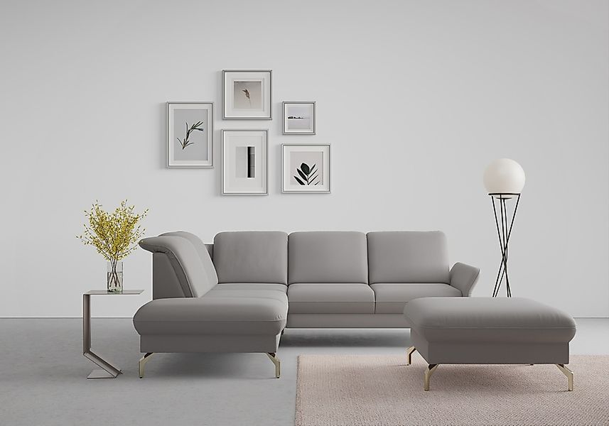 sit&more Ecksofa "Fashion L-Form", wahlweise mit Kopfteilverstellung, Vorzi günstig online kaufen