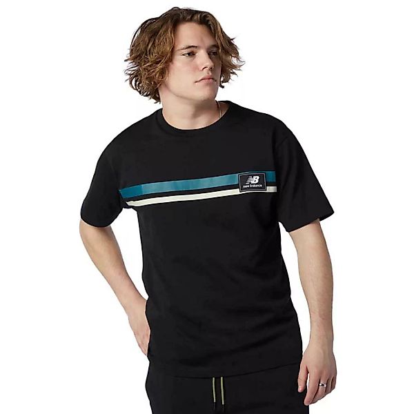 New Balance Higher Learning Badge Kurzarm T-shirt XL Black günstig online kaufen