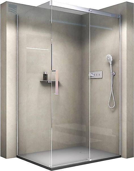 Bernstein Eckdusche DX906 FLEX, Schiebetür Soft-Close günstig online kaufen