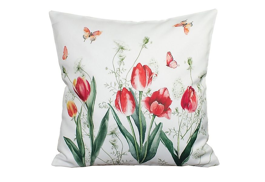 Delindo Lifestyle Kissenbezug TULPEN Frühling, (2 Stück), mit verdecktem Re günstig online kaufen