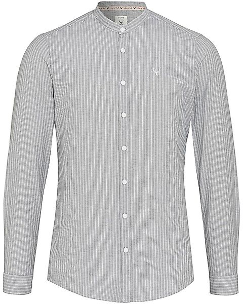 Pure Langarmhemd Stehkragenhemd Slim Fit günstig online kaufen