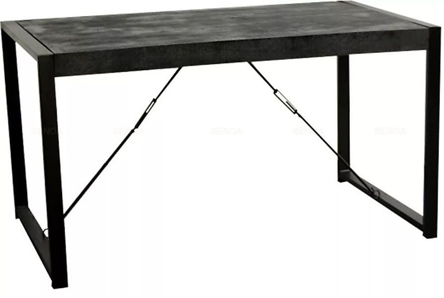 Esstisch Schwarz Tisch Küchentisch Metall Massiv Mangoholz Industrial Loft günstig online kaufen