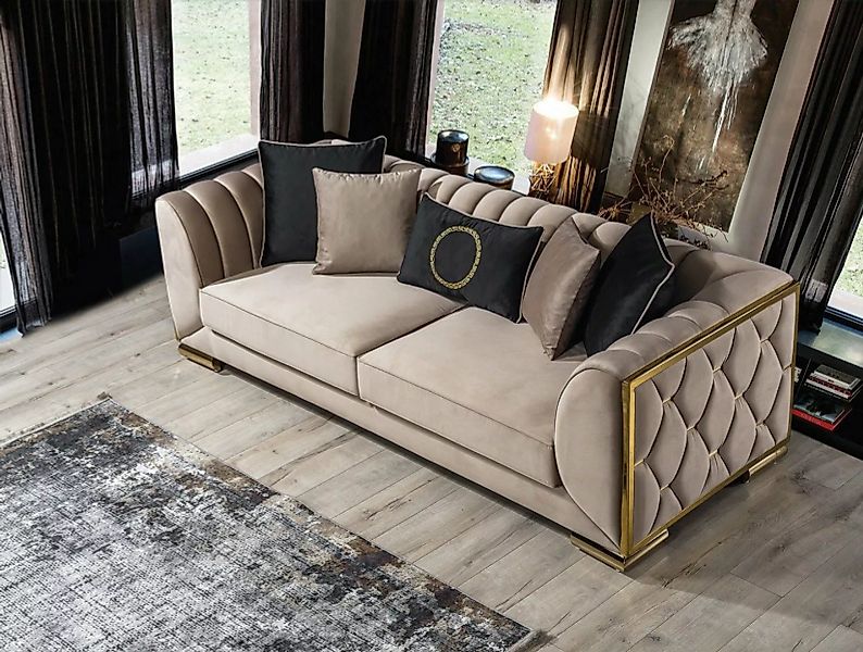 Villa Möbel Sofa Casablanca, 1 Stk. 2-Sitzer, Quality Made in Turkey, pfleg günstig online kaufen